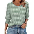 Motif Floral Vert