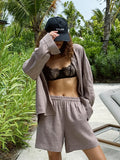 Ensemble short marron